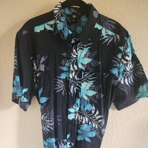 Volcom Men's XL Hawaiian Surf Shirt
